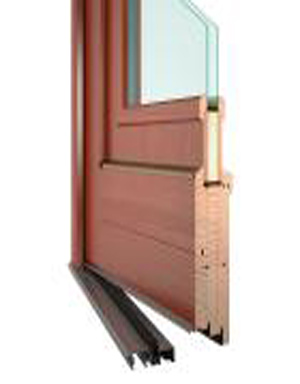 Vchodové dřevěné dveře DESIGN 42